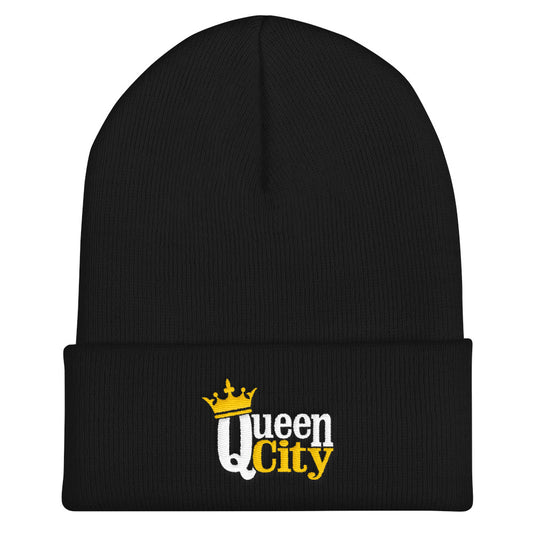 Queen City, NC Cuffed Beanie | 9thwaveapparel - 9thwaveapparel