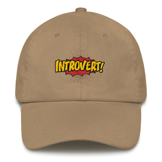 Introvert Dame Dad Hat | 9thwaveapparel - 9thwaveapparel