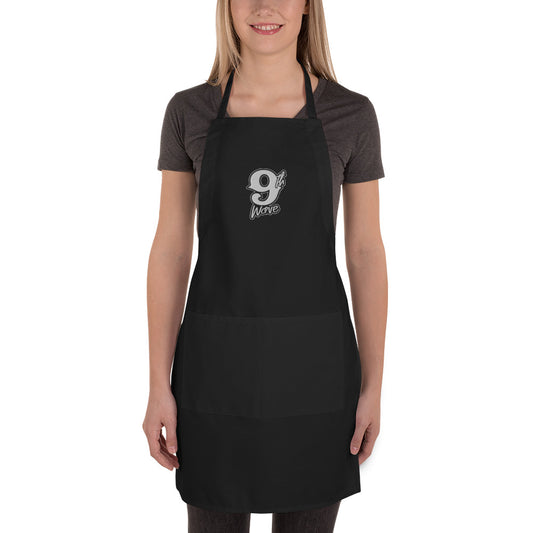 9th Wave Embroidered Apron | 9th Wave Apparel - 9thwaveapparel