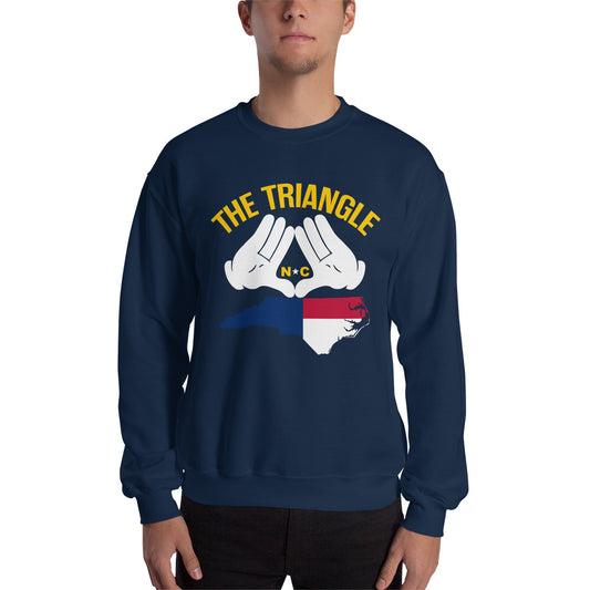 The Triangle, NC Sweatshirt | 9thwaveapparel - 9thwaveapparel